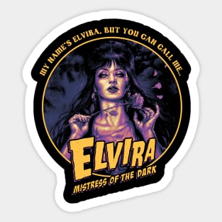 My Name Elvira, But You Can Call Me Sticker